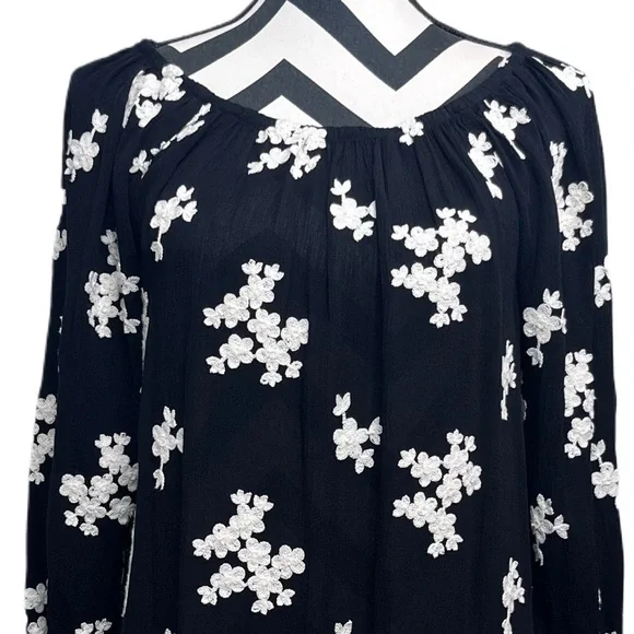 Soft Surrounding Boho Floral Embroidered Sz S Tunic Top - Picture 2 of 11